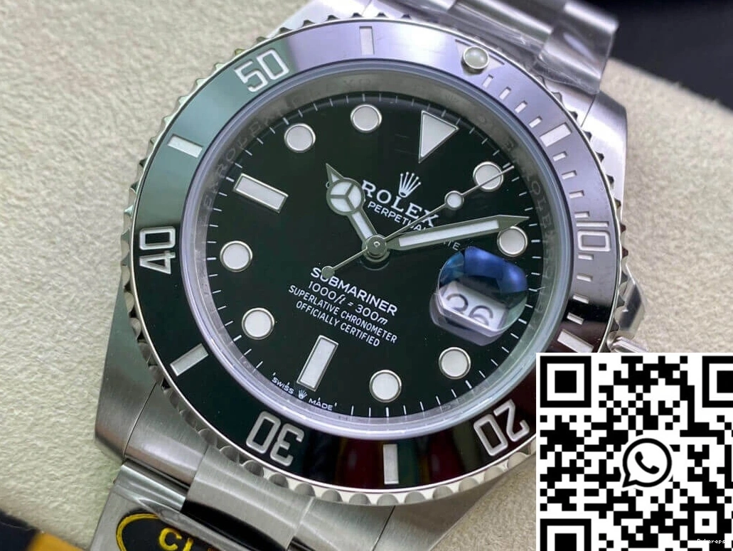 41MM Factory M126610LN-0001 Clean Rolex Black Dial Submariner 0225